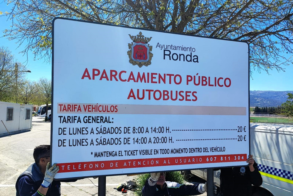 Ronda es el aparcamiento mas caro de espana para los autobuses
