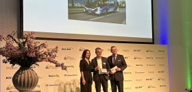 El iveco e way de hidrogeno recibe un premio en alemania