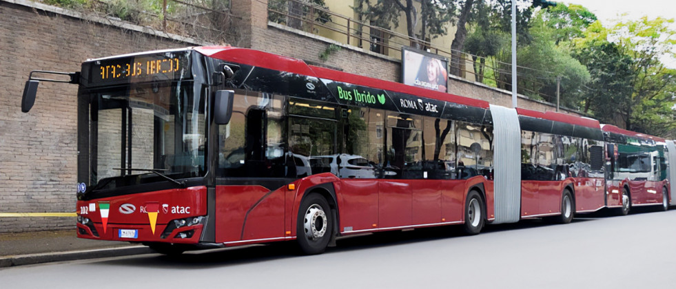 El transporte publico de roma encarga 244 autobuses a solaris