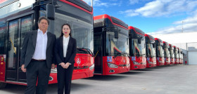 Alfabus entrega 28 autobuses electricos al grupo direxis en zaragoza