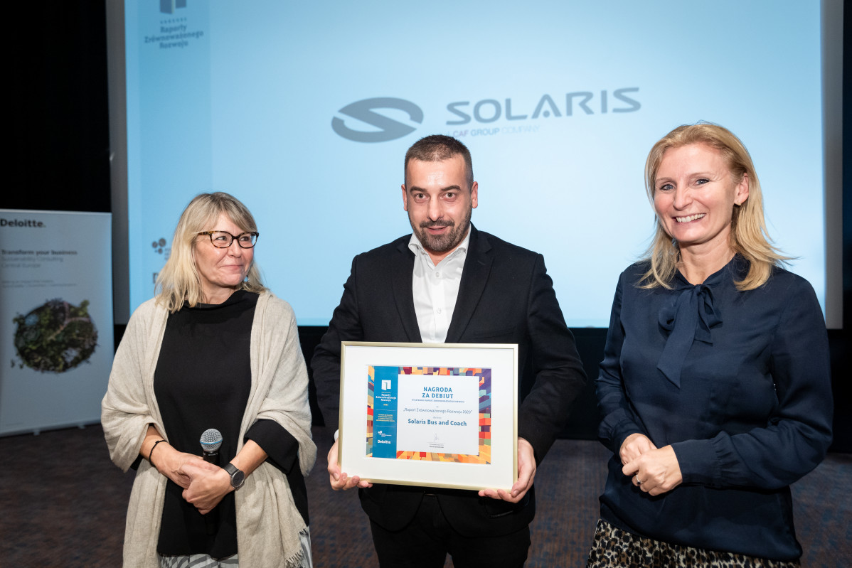 Solaris recibe un premio por su Informe de Sostenibilidad