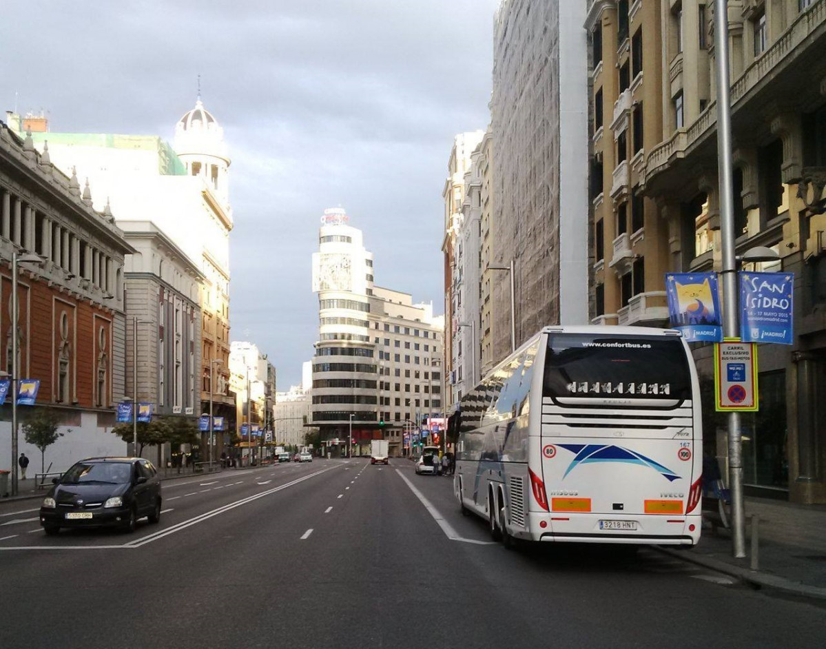 Aetram se une al CMTC en protesta por los cortes de tráfico sin aviso en Madrid