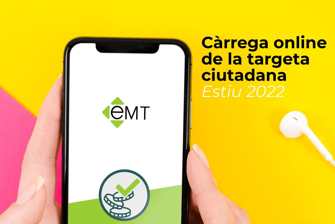 La tarjeta ciudadana de la EMT de Palma se podrá recargar en internet