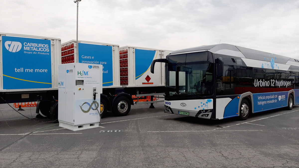 La EMT de Tarragona prueba el autobús de hidrógeno de Solaris