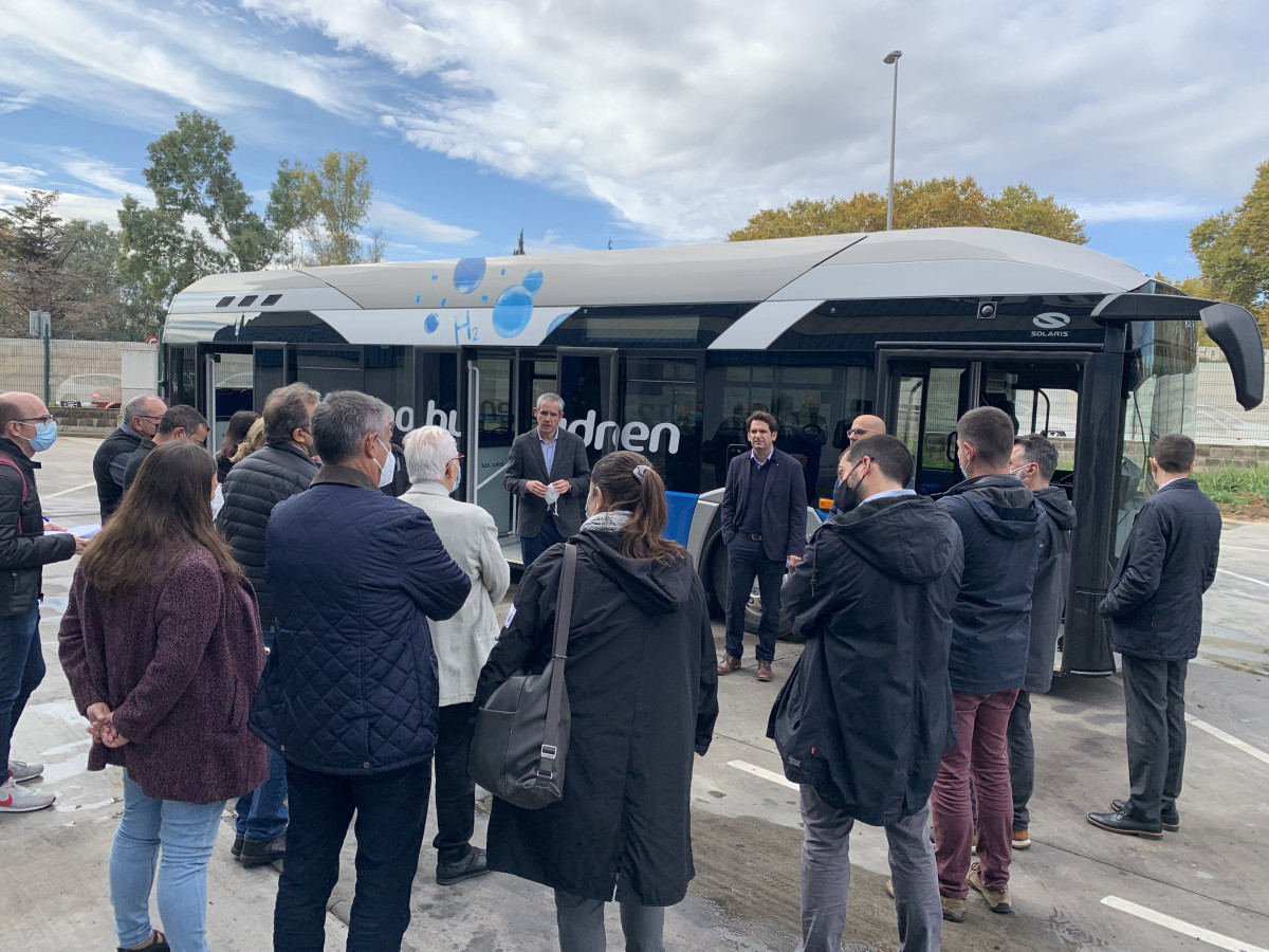 Sagalés presenta el autobús de hidrógeno de Solaris