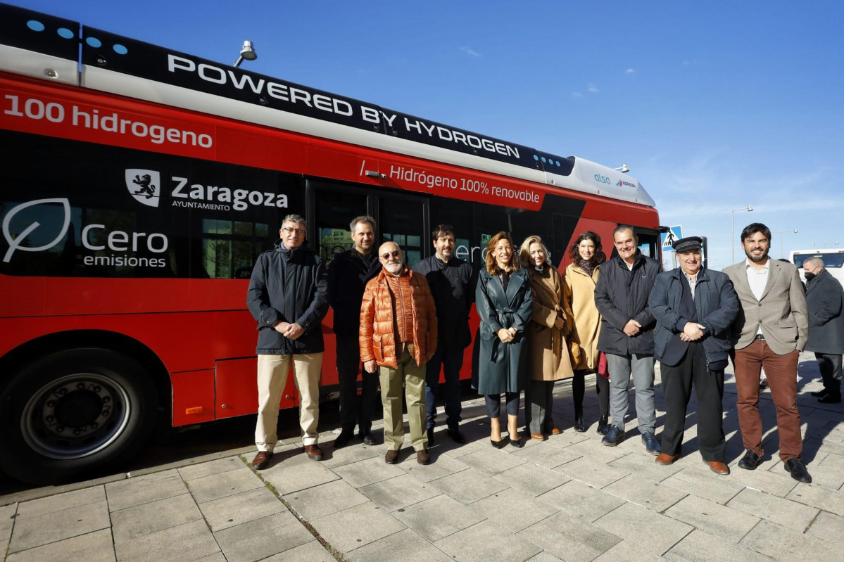 Ágreda Bus prueba el autobús de hidrógeno de Caetanobus