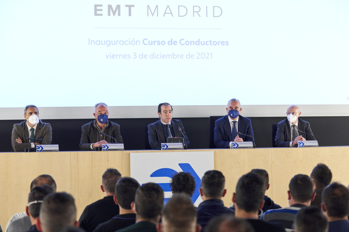 La EMT de Madrid finaliza 2021 con 252 conductores más en su plantilla