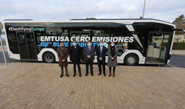 Emtusa de Huelva prueba el autobús eléctrico de MAN