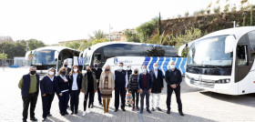 Marbella renueva la flota del servicio de transporte escolar con tres autocares volvo