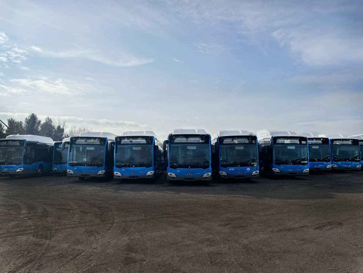 Evobus Ibérica entrega 37 unidades del Citaro NGT a la EMT de Madrid