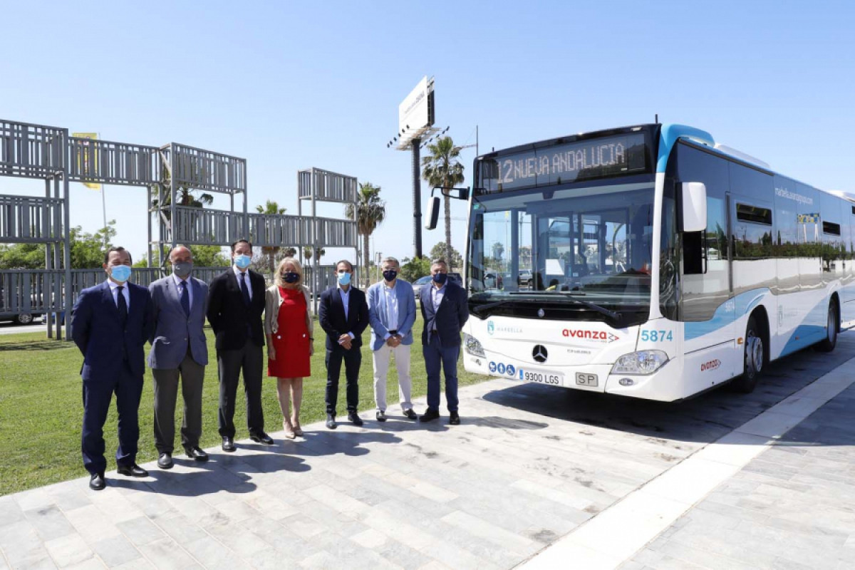 El transporte público de Marbella supera los cuatro millones de viajeros