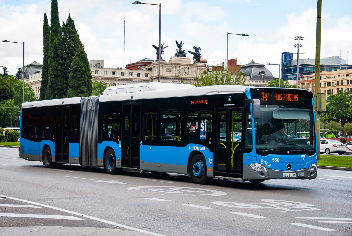 La EMT de Madrid recupera el 78% de los viajeros que tenía en 2019