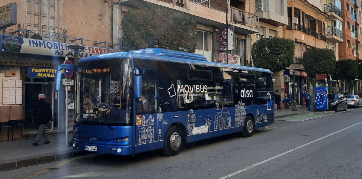 El Movibus de Murcia prueba un autobús eléctrico de Temsa