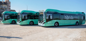 San fernando suma a su flota tres autobuses hibridos de volvo