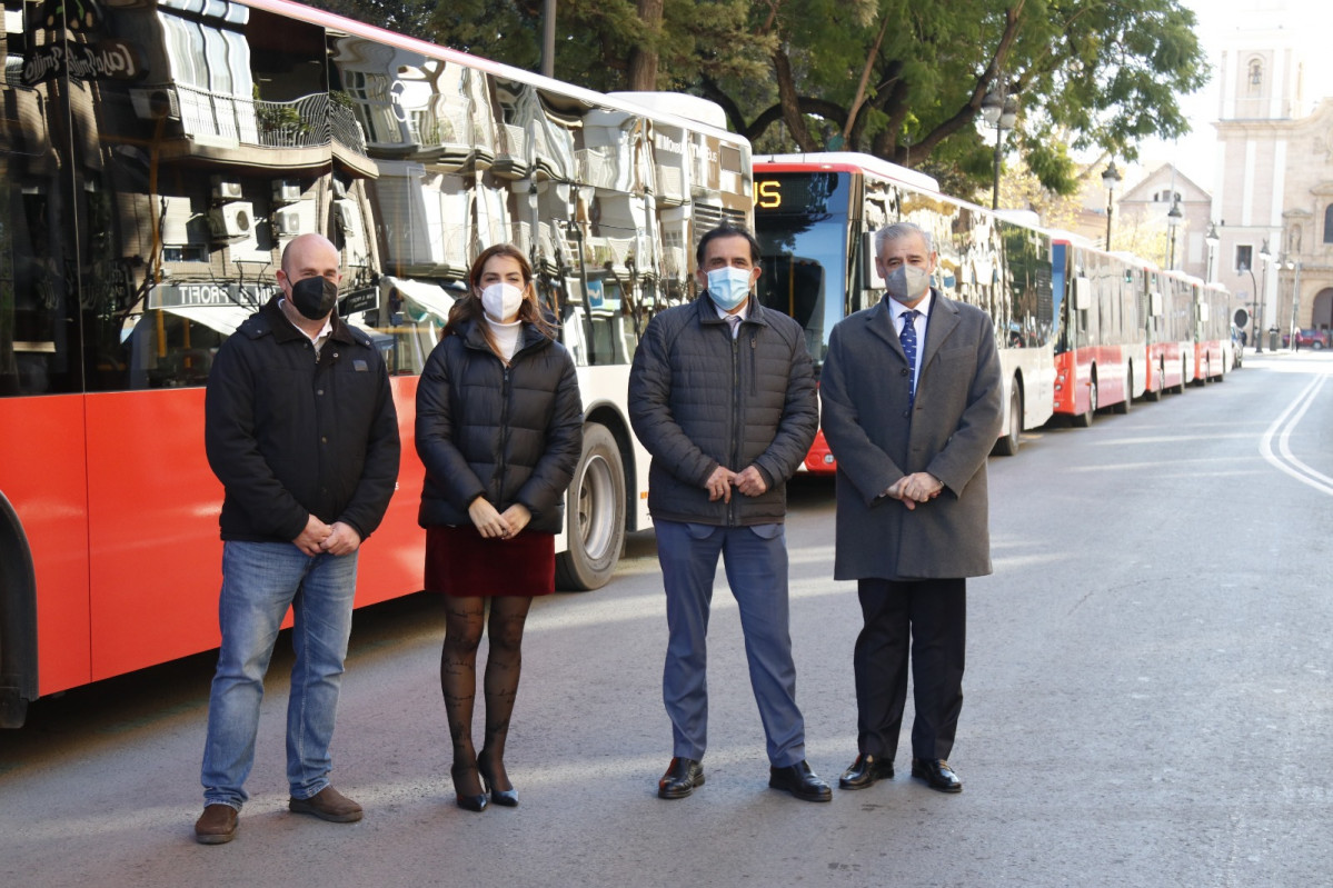 Transporte de Murcia y Pedanías incorpora cinco autobuses Mercedes-Benz