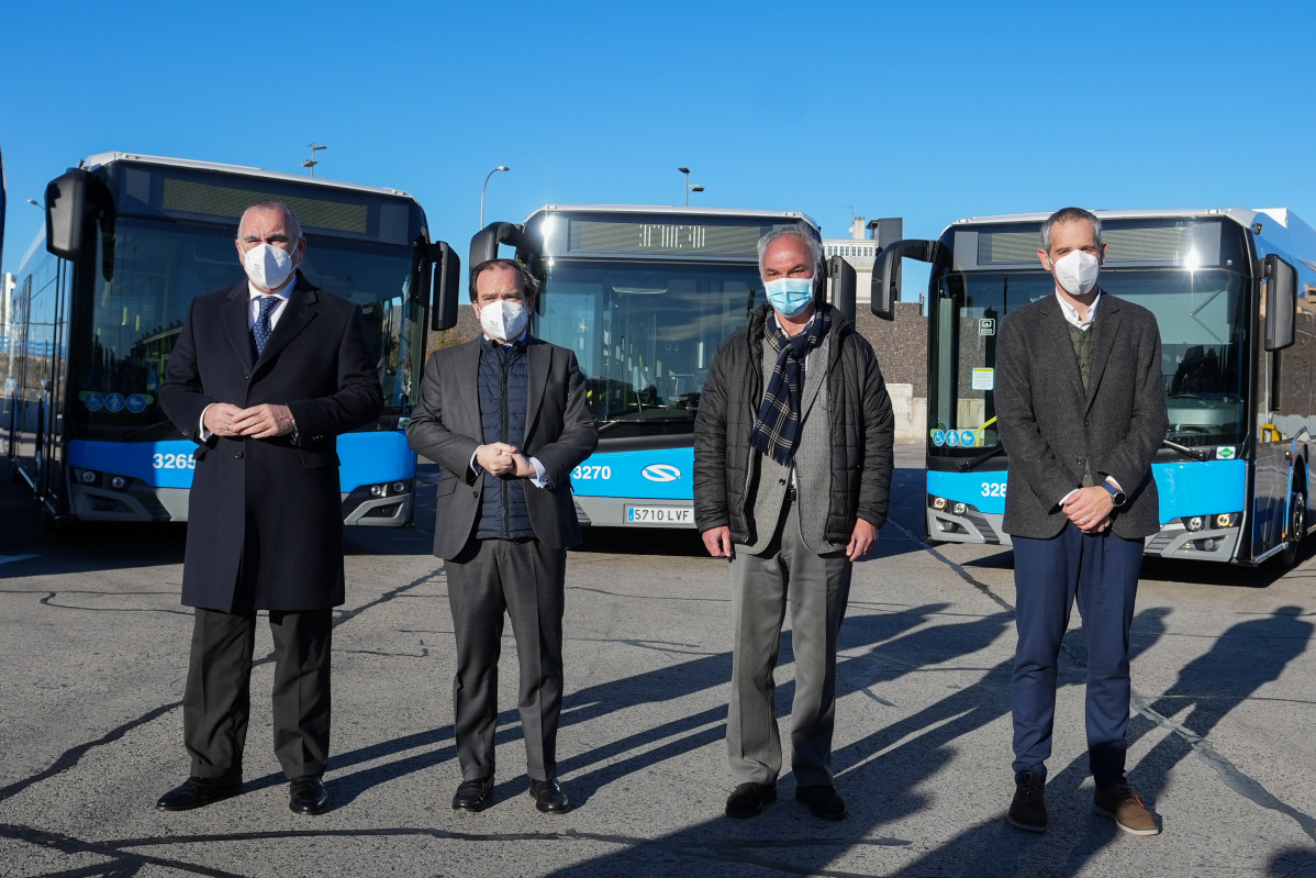 La EMT de Madrid incorpora 91 autobuses GNC de Solaris