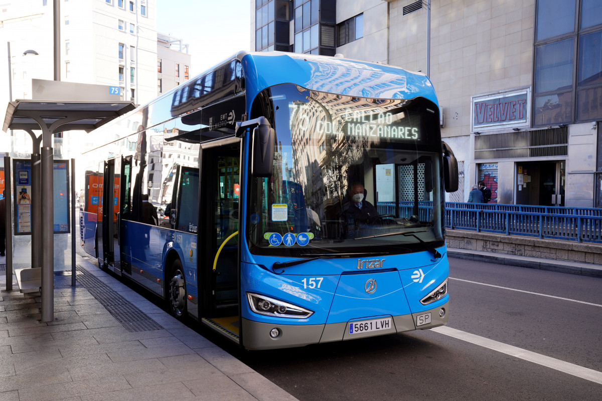 La EMT de Madrid electrifica otra línea más