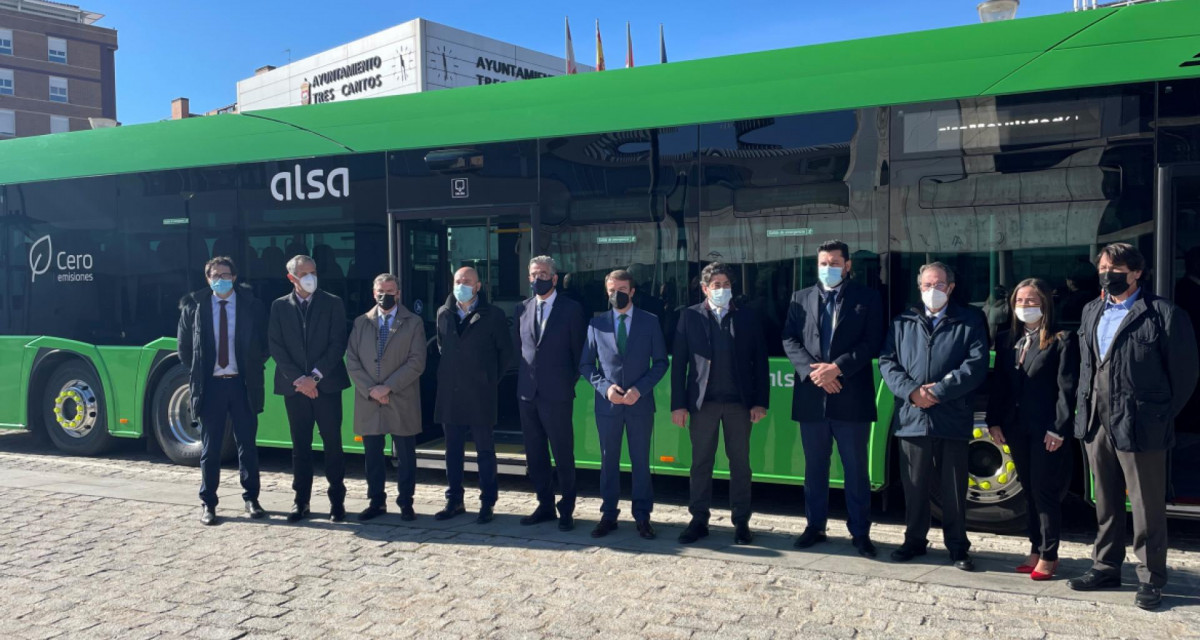 Alsa estrena el primer autobús eléctrico interurbano de España