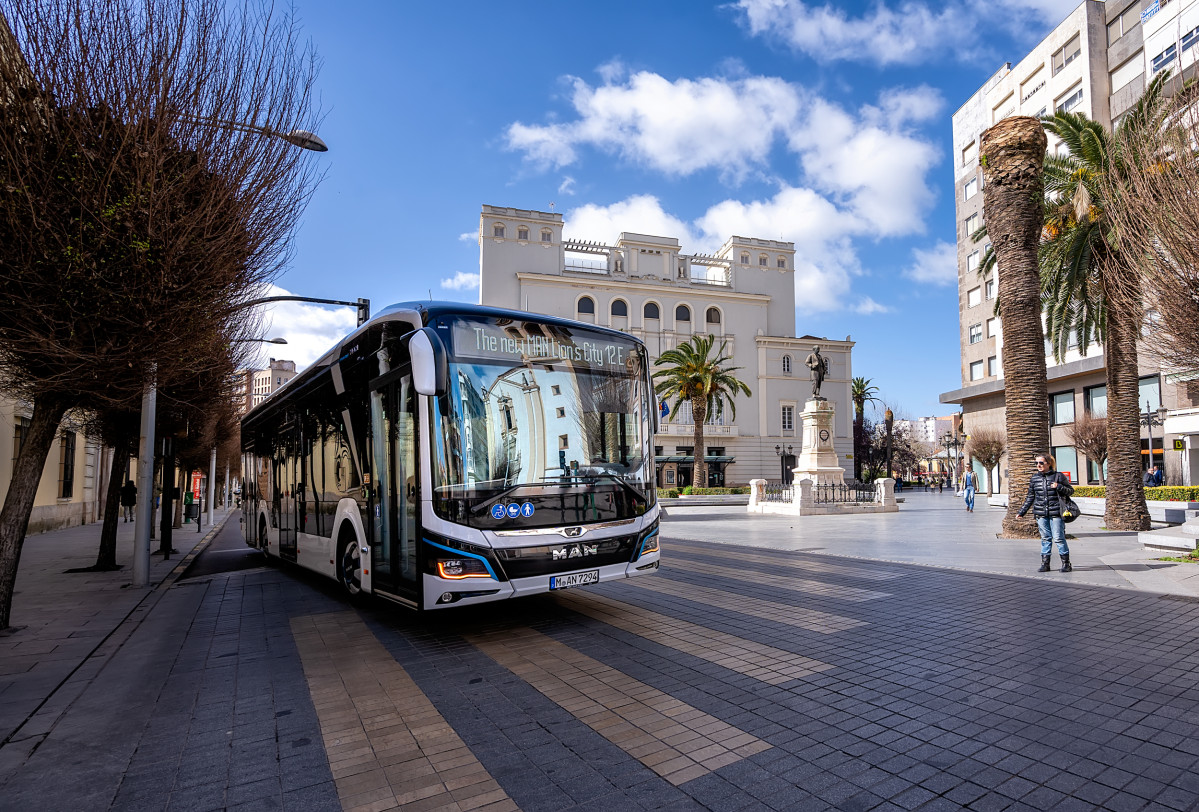 Tubasa adquiere siete autobuses 100% eléctricos Lion's City E de MAN