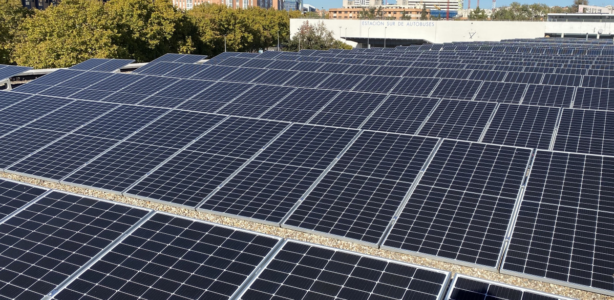 Avanza instala 720 paneles fotovoltaicos en la Estación Sur de Madrid