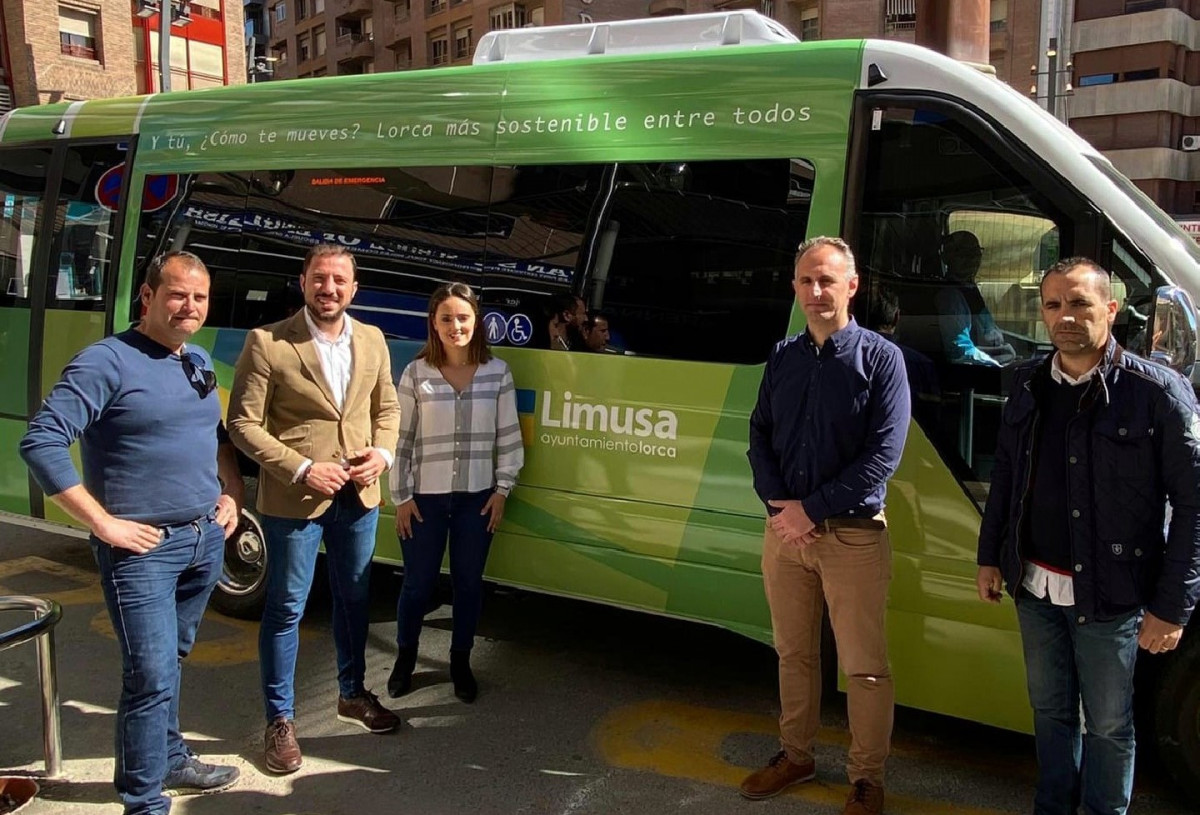 La demanda del autobús urbano de Lorca crece un 75% en 2021