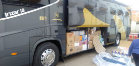 Gilsan bus envia un autocar a ucrania para traer refugiados