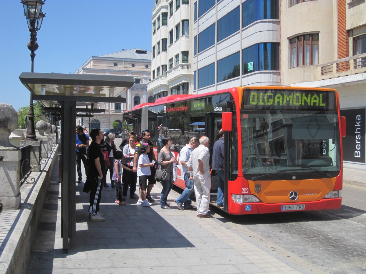 El transporte urbano de Burgos supera el millón de usuarios en marzo