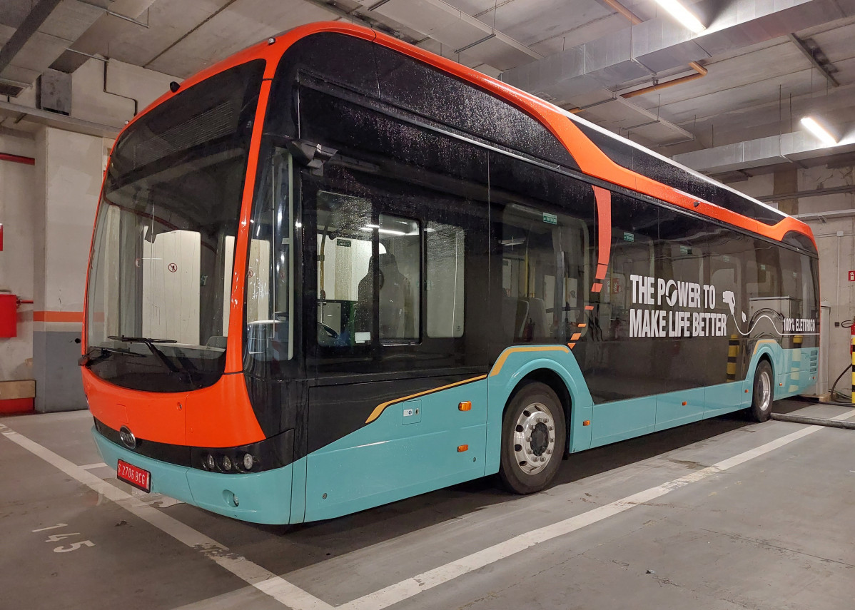 Dbus prueba el autobús eléctrico de BYD