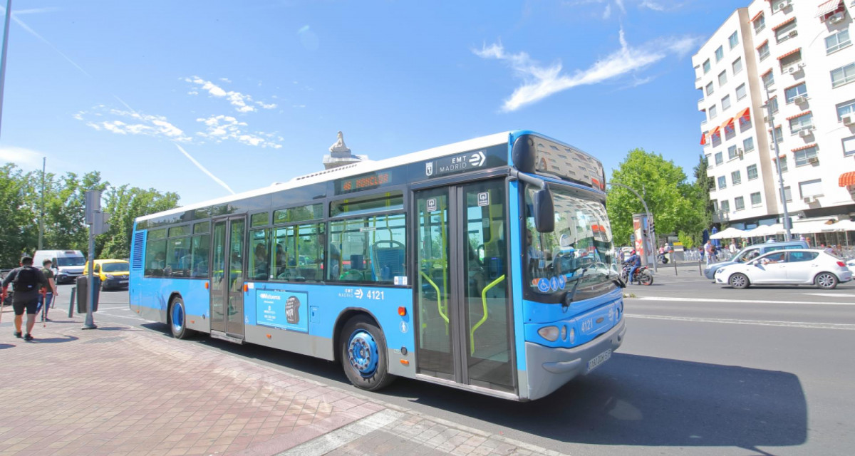 Viajar en los autobuses de la EMT de Madrid es gratis durante dos días