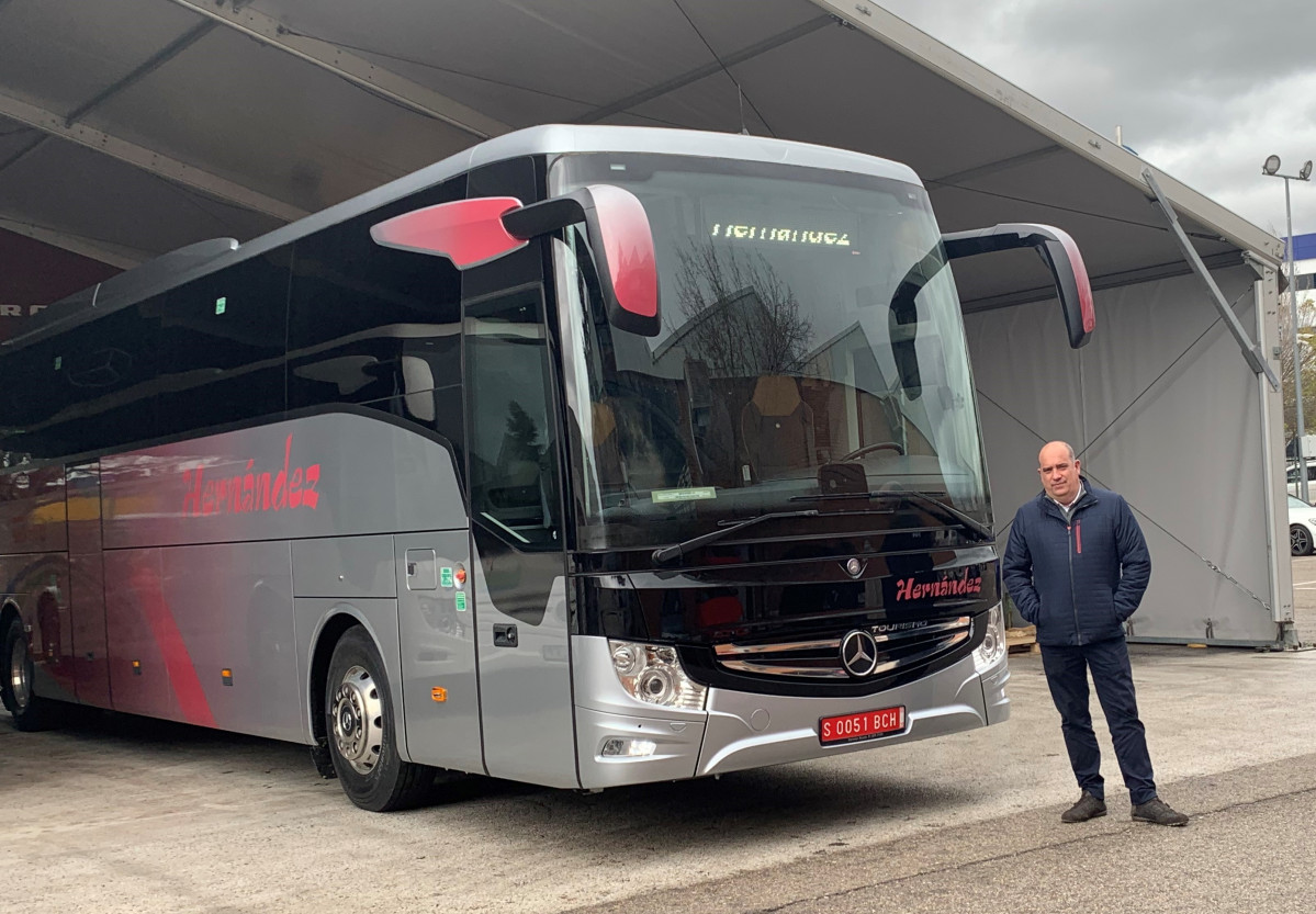 Autocares Hernández estrena un Tourismo de Mercedes-Benz