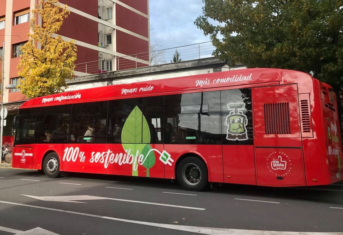 Irún licita la compra de cuatro autobuses eléctricos