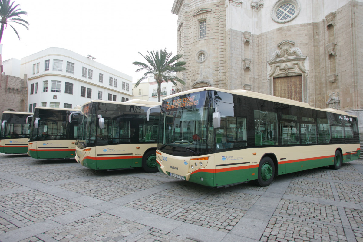 Cádiz quiere sustituir la flota urbana por 56 autobuses híbridos