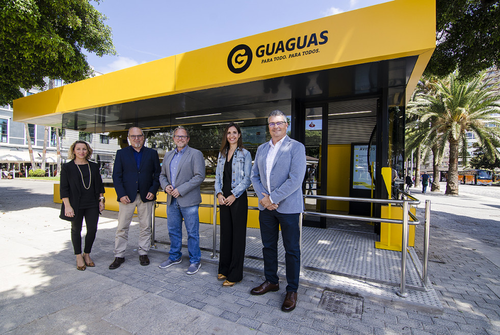 Guaguas municipales renueva su oficina comercial de santa catalina