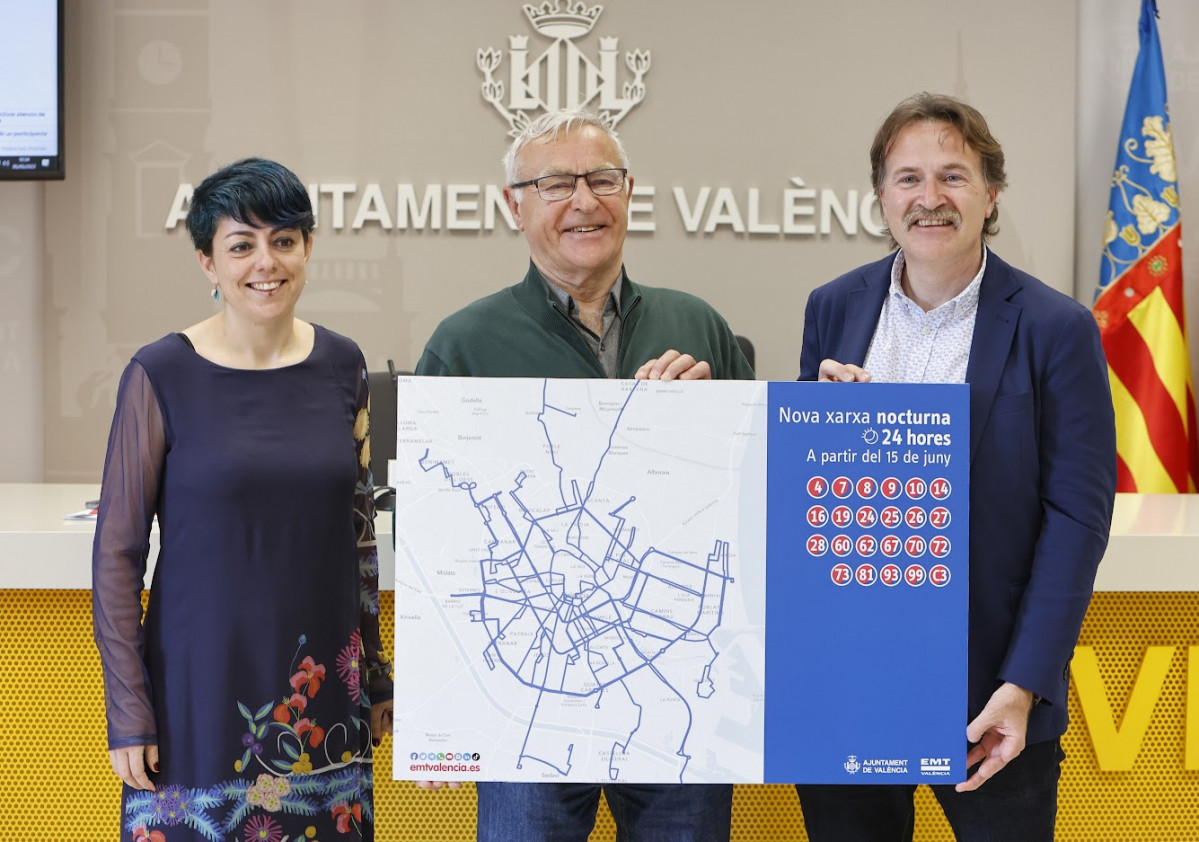 La EMT de Valencia pondrá en marcha una nueva red nocturna el 15 de junio