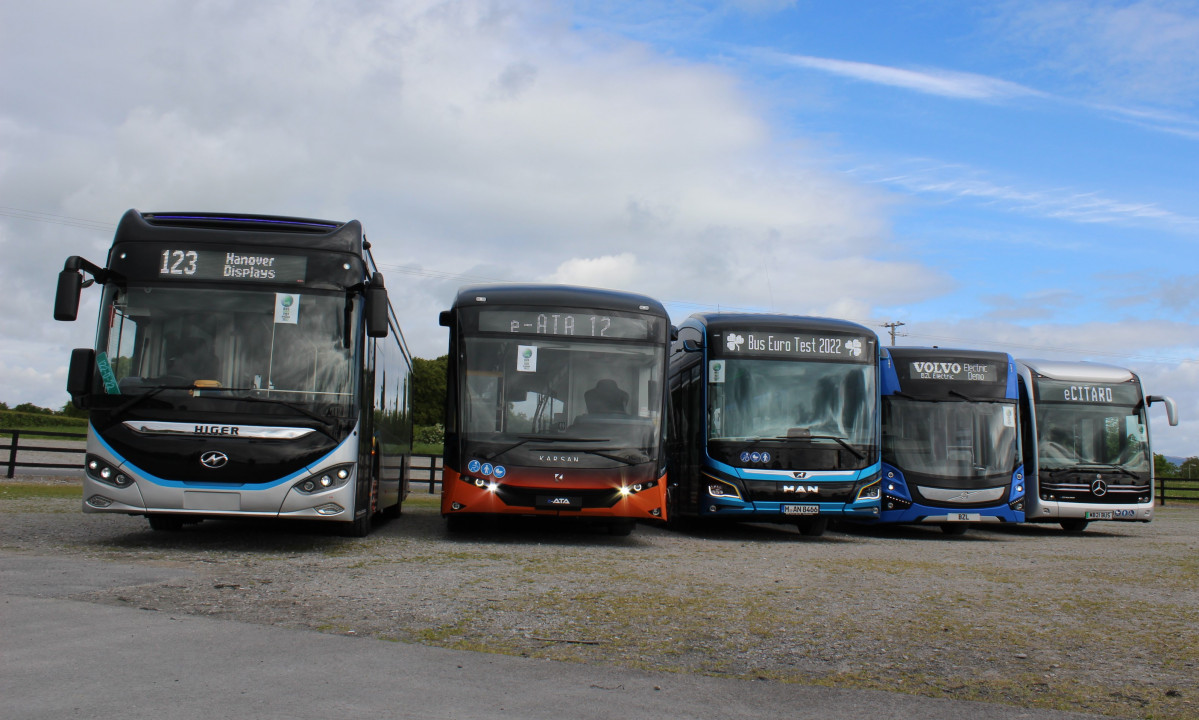 Cinco autobuses eléctricos han participado en el Bus Euro Test 2022