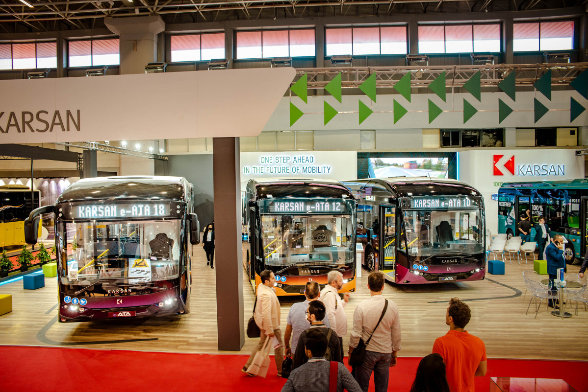 Karsan expone sus vehículos eléctricos en Busworld Turquía 2022