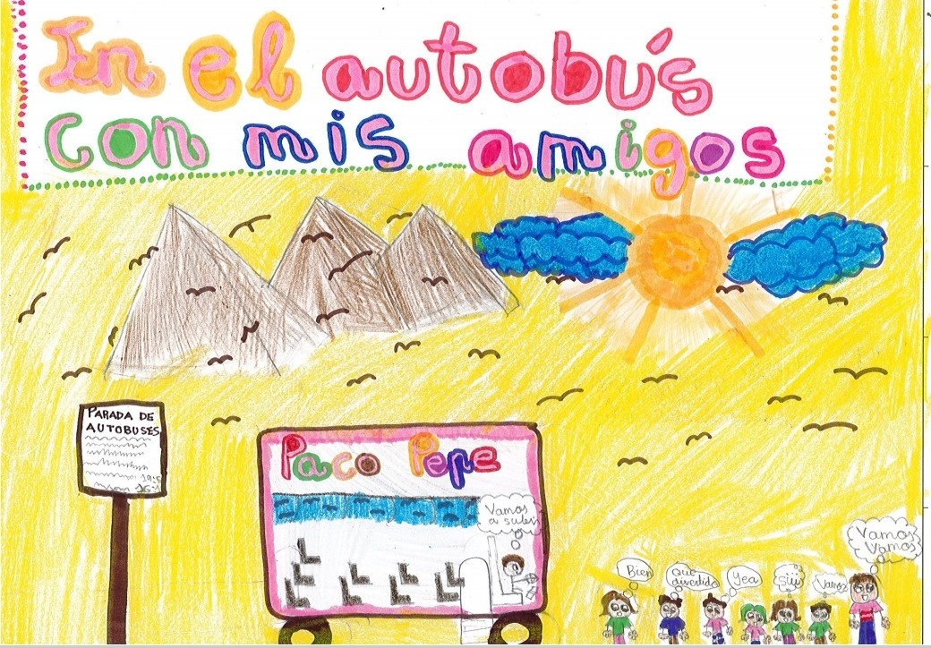 500 dibujos participan en el concurso 'Diviértete en bus'