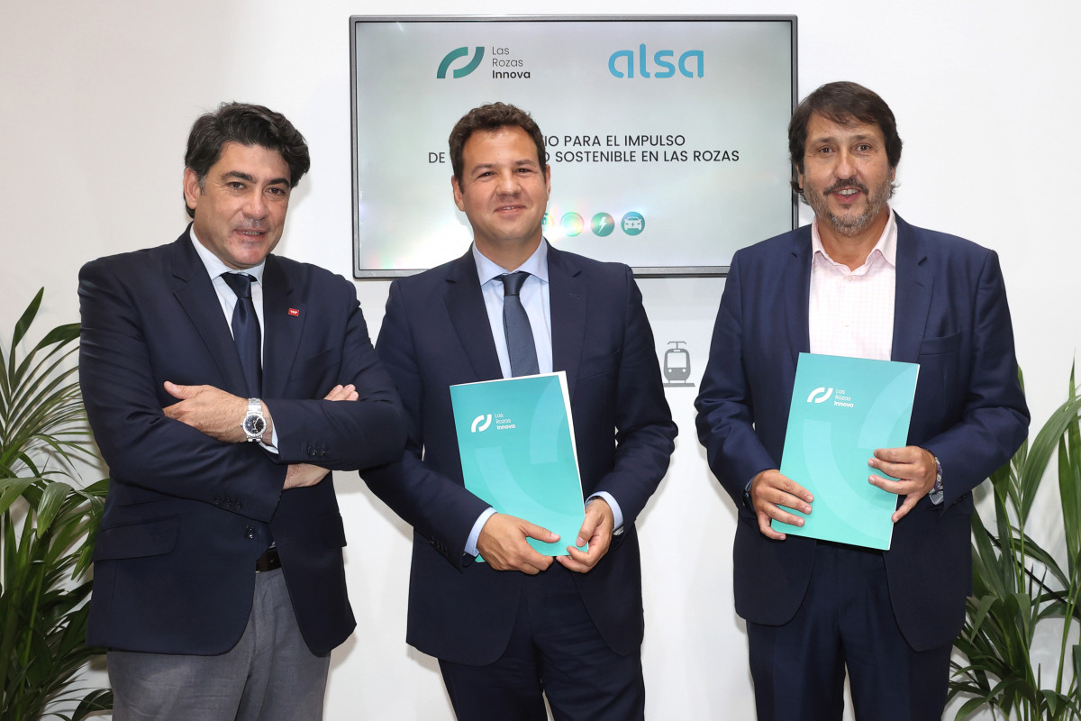Alsa firma un acuerdo para impulsar la movilidad sostenible en Las Rozas