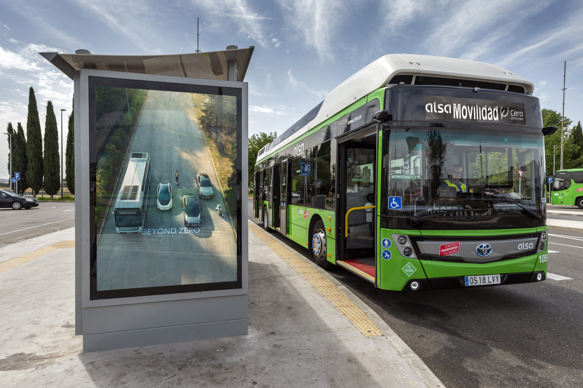 Alsa pone en marcha la primera línea de autobús de hidrógeno en Torrejón de Ardoz