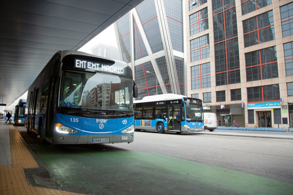 Los autobuses de la EMT de Madrid serán gratis los días 28, 29 y 30 de junio