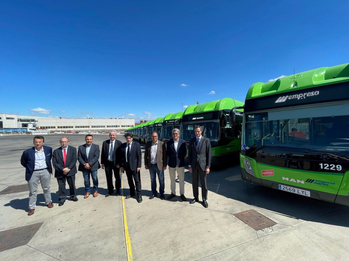 Empresa Martín renueva su flota con 24 autobuses de GNC