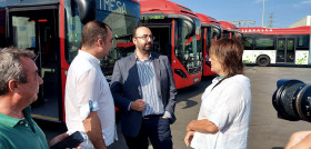 Tmesa estrena 12 autobuses hibridos de volvo