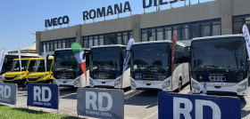 Iveco bus entrega en italia 12 evadys y 19 microbuses de indcar
