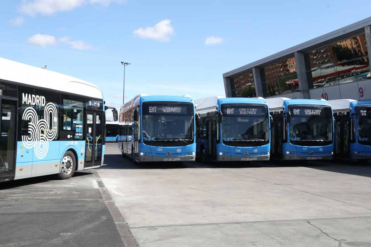 La emt de madrid instalara un sistema de carga electrica inteligente