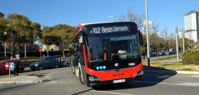 La linea h12 de tmb se convertira en un brt electrico