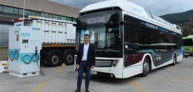 Bizkaibus prueba por segunda vez un autobus de hidrogeno
