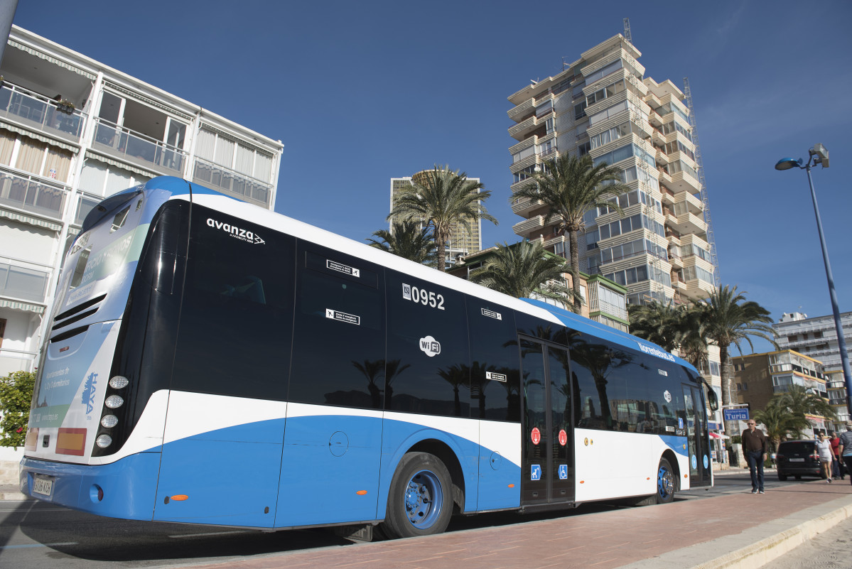 Benidorm incorporara dos autobuses electricos