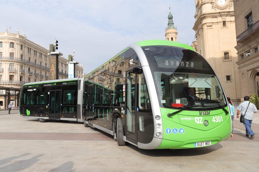 Zaragoza pedira fondos europeos para otros 40 autobuses electricos