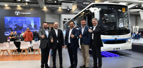 Temsa sale de la ciudad con el nuevo autobus electrico ld sb e