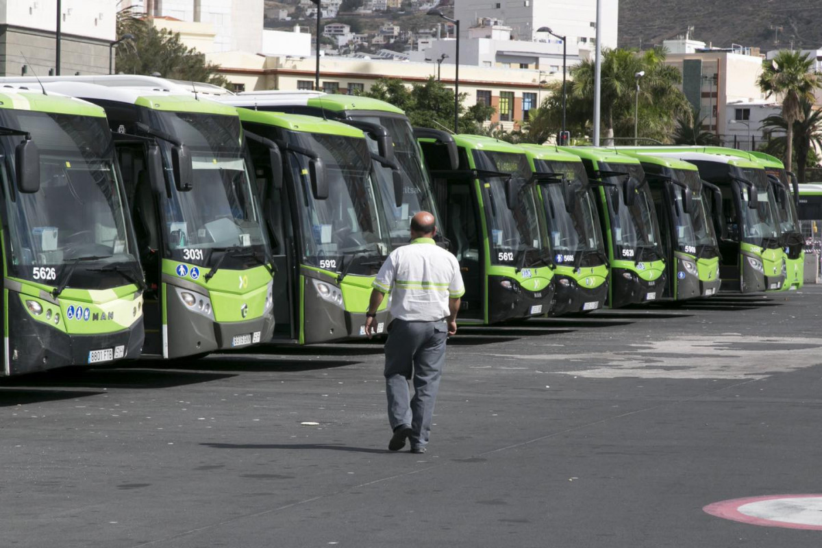 Titsa incrementara su flota con el alquiler de 20 autobuses